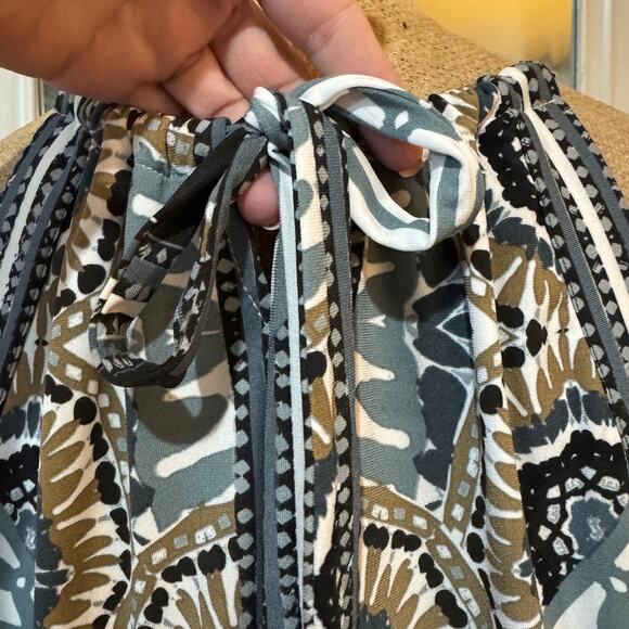 Hale Bob Women's Halter Neck Tie Jersey Knit Dress Adjustable Neck Sz Large EUC - Picture 7 of 15